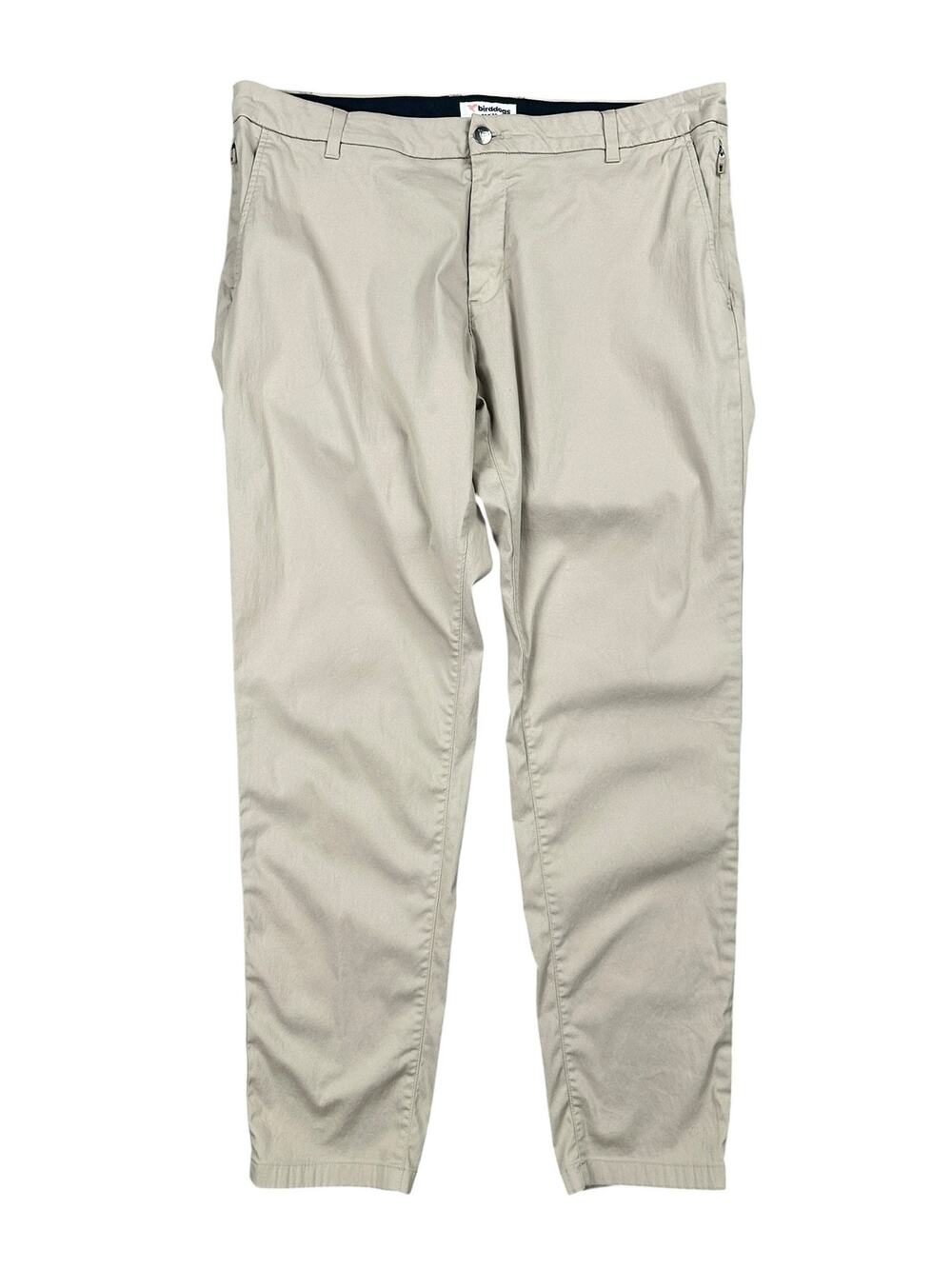Birddogs Stretch Performance Khakis Khaki — Size 38x32